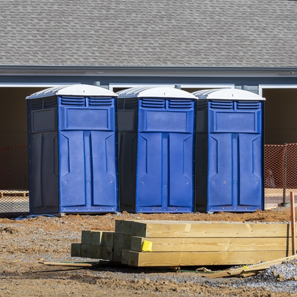 can i customize the exterior of the porta potties with my event logo or branding in Poneto IN